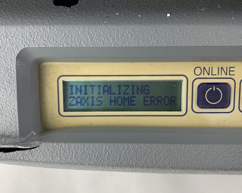 Gerber Edge 2 Foil Thermal Printer Power Tested Z-Axis Error Parts and Repair
