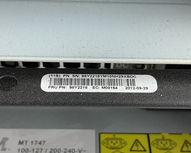 IBM 1747-HC2 69Y2921 170-6070-01 System Storage Enclosure Chassis 2x Power Supp