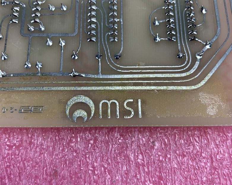 MSI Pipette Logic 07059 Assy No 24861-7 Micromedic Card