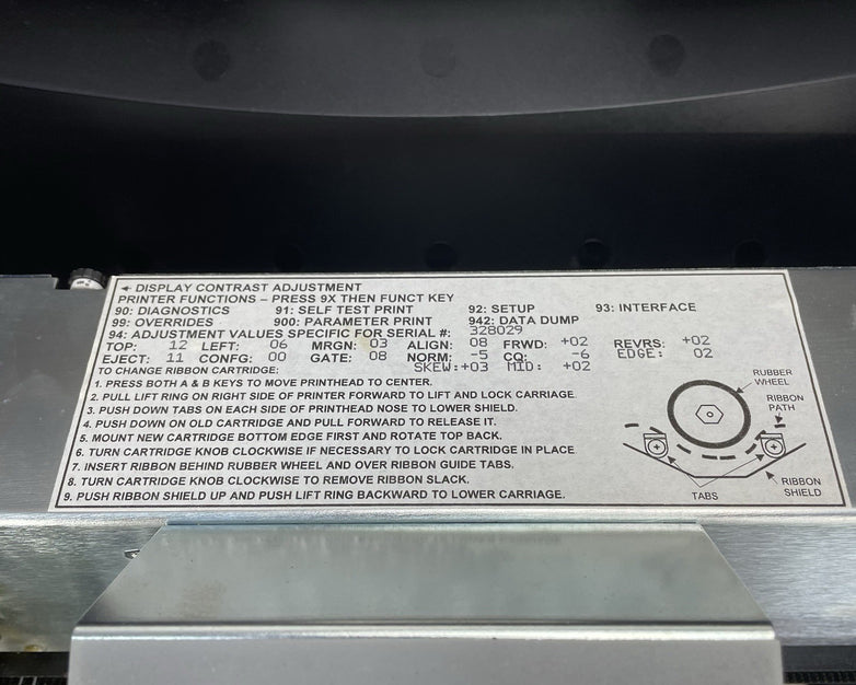 Craden Peripherals DP9 Passbook Transaction Printer No Ribbon Parts or Repair