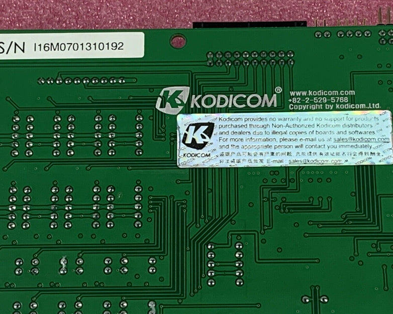 Kodicom KIO-1616 (K10-1616) Machine Vision Multi PCI Card, Remocon, RS-232