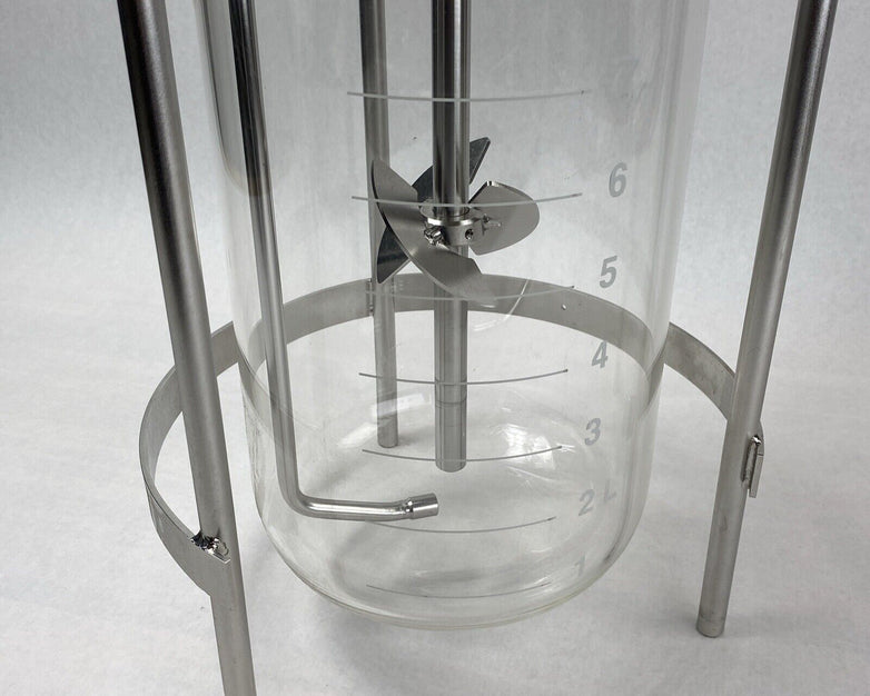 Sartorius 8L Liter Glass Vessel Bioreactor G-5215