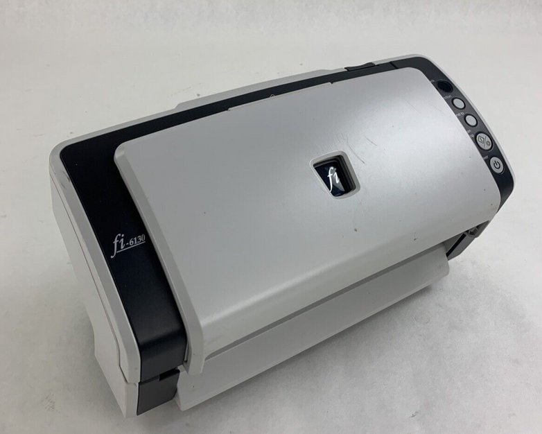 Fujitsu fi-6130 Desktop Printer and Scanner Bad Rollers Tested For Parts Repair