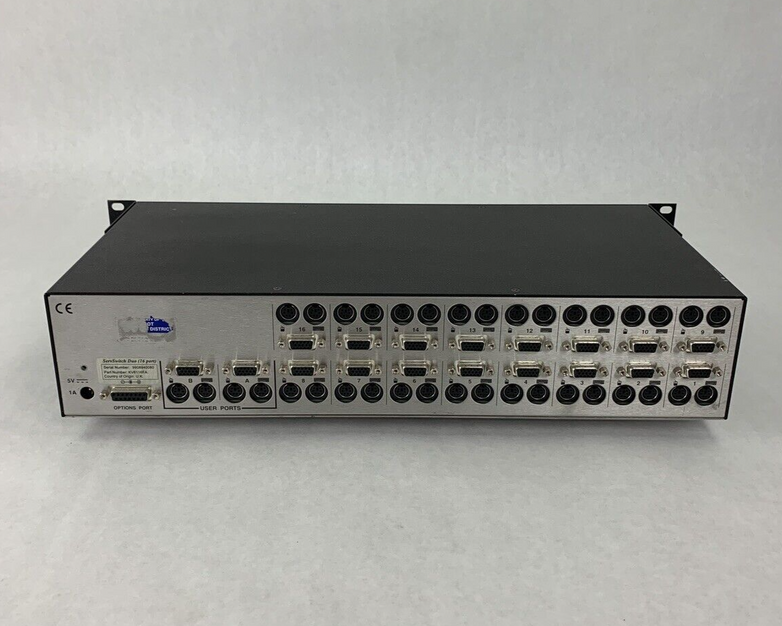 Black Box KV6116FA ServSwitch Duo KVM Switch Tested 16 Port