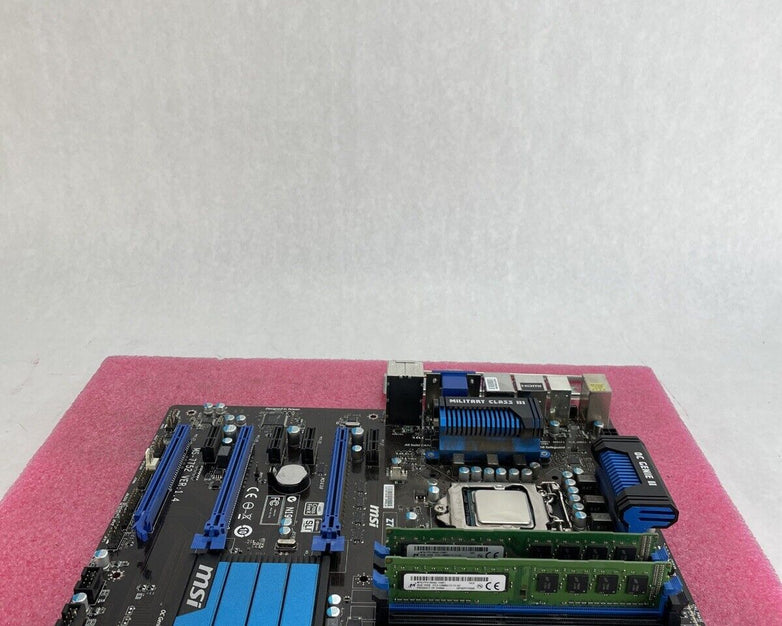 MSI MS-7752 Motherboard Intel Core i5-3470 3.2GHz 8GB RAM w/Shield
