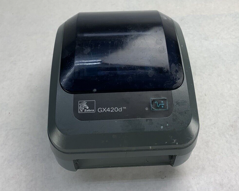 For Parts or Repair Zebra GX420d Thermal Printer 24Vdc