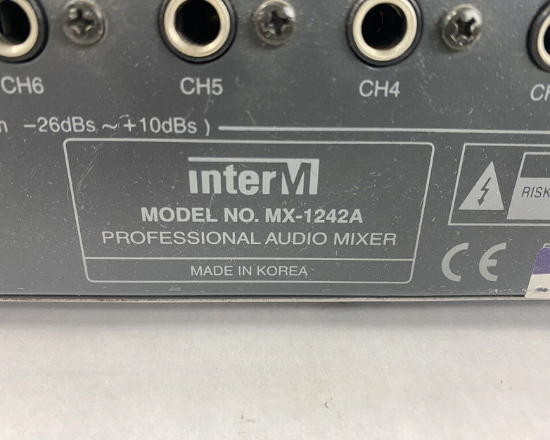 Parts and Repair InterM MX-1242A Professional Audio Mixer