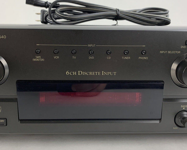 Technics SA-AX540 Stereo Receiver Tested Loud Fan No Remote