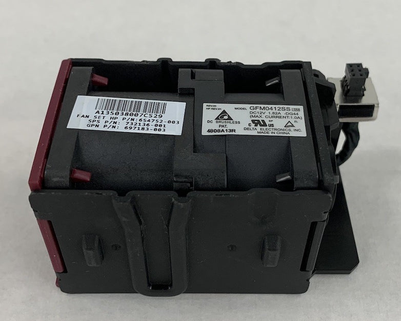 Delta 654752-003 GFM0412SS Server Fan (Lot of 2)