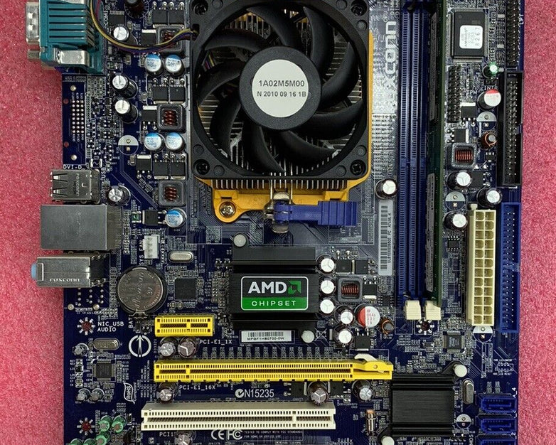 Foxconn A74ML-K Motherboard AMD Sempron 140 2.7GHz 2GB RAM w/Shield