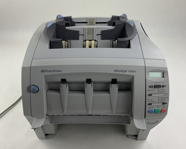 Pitney Bowes DI200 Folder Inserter Envelope Mailing Machine Missing Trays Powers