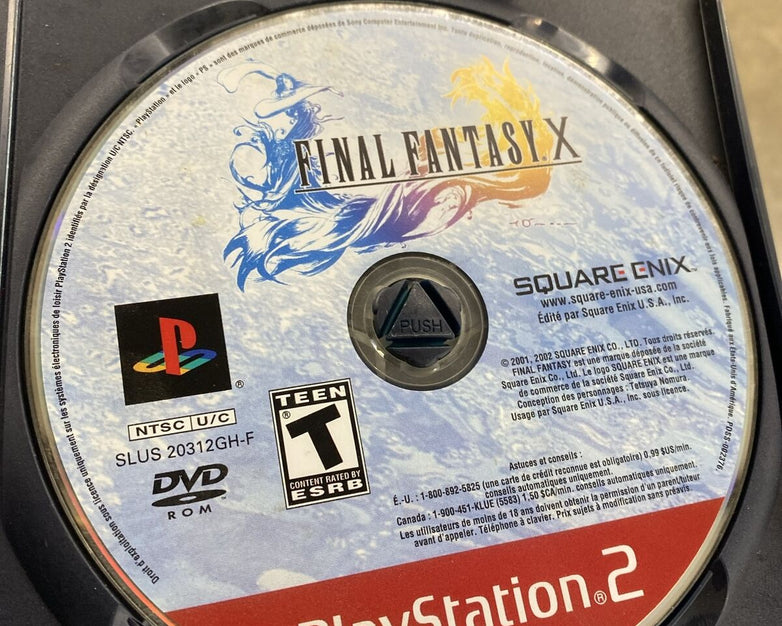 PS2 Final Fantasy X + FF X-2 for Sony PlayStation 2 Bundle