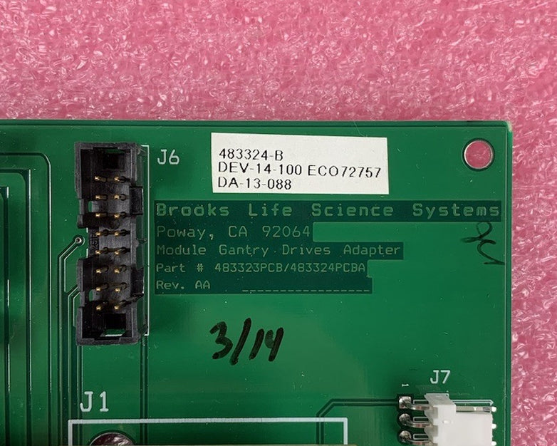 Brooks Systems 483323 Rev. AA PCB Board