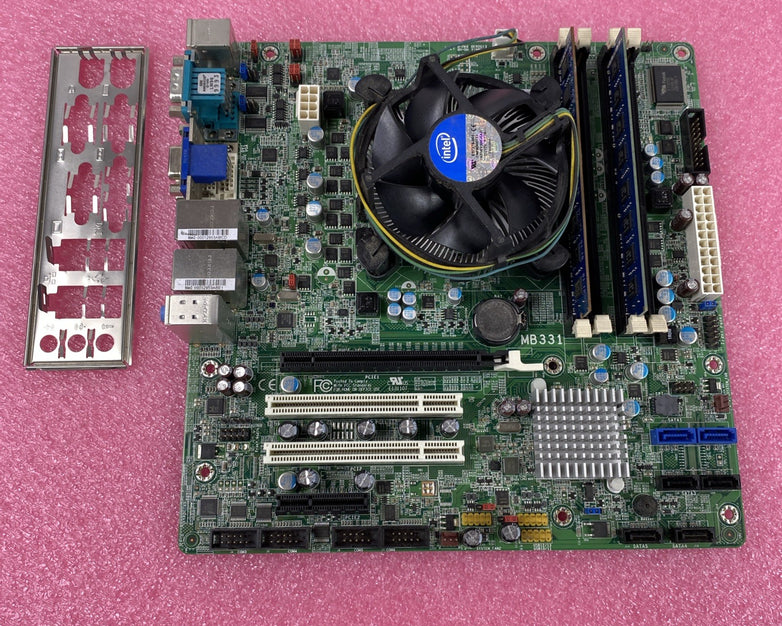 DFI MB331 Motherboard Intel Core i5-3470 3.2GHz 16GB RAM w/ Shield