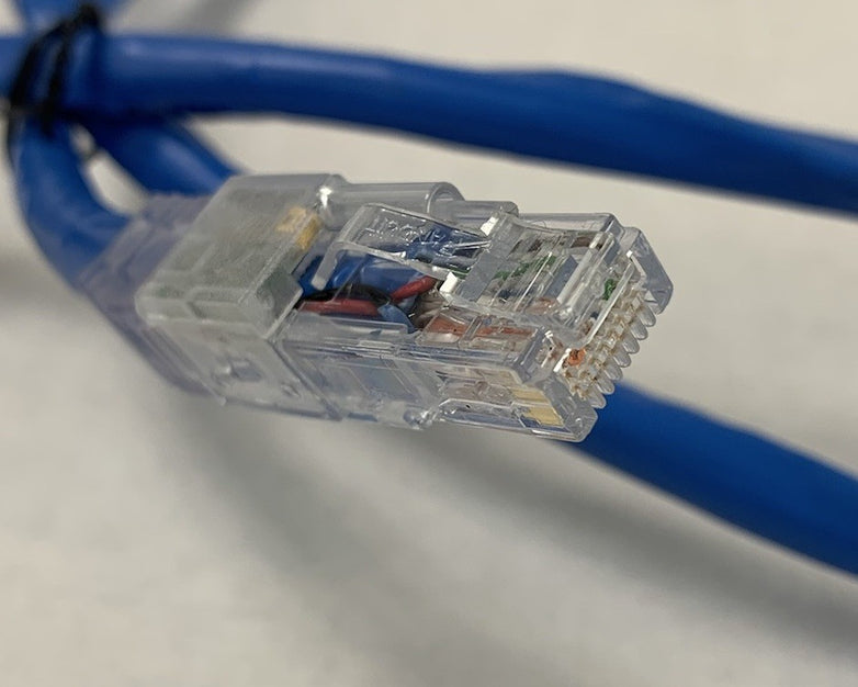 Panduit PVQ-EU6AC5BU 5ft CAT 6A Patch Cable (Lot of 2)