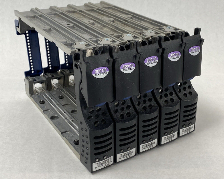 Lot of 5 EMC 005048950 / 005049031 3.5" Hard Drive Caddy Tray