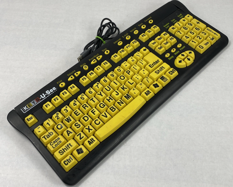 KEYS-U-SEE YKB-LPB-USB Wired USB Keyboard Tested