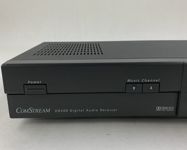 ComStream DR200 Audio Broadcast Receiver Powers On Missing Smart Card and Dish