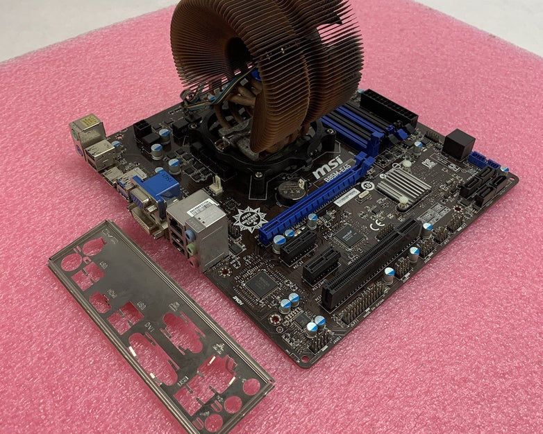 MSI B85M-E45 MS-7818 Motherboard Intel Core i5-4570s 2.9GHz No RAM w/ Shield