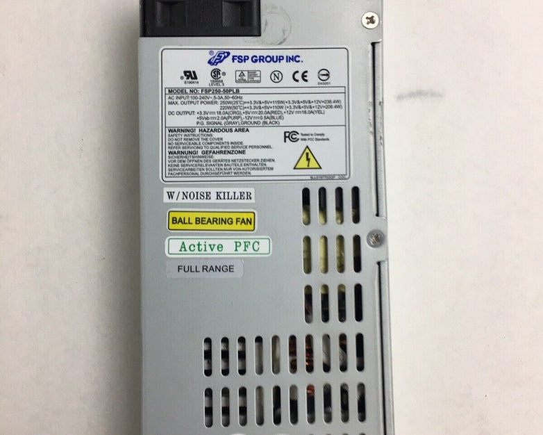 FSP Group FSP250-50PLB 9PA2509033 100-240V - 5-3A 50-60Hz Power Supply Tested