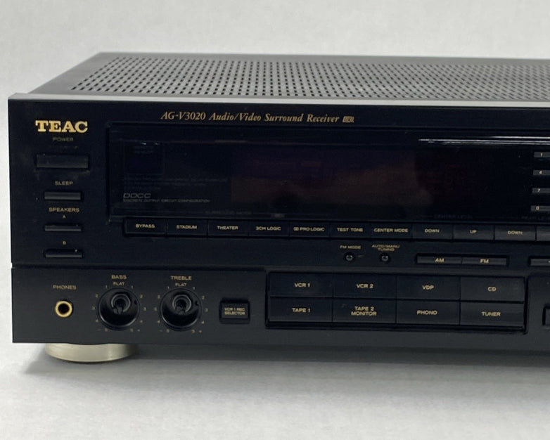 TEAC AG-V3020 Stereo Receiver No Remote
