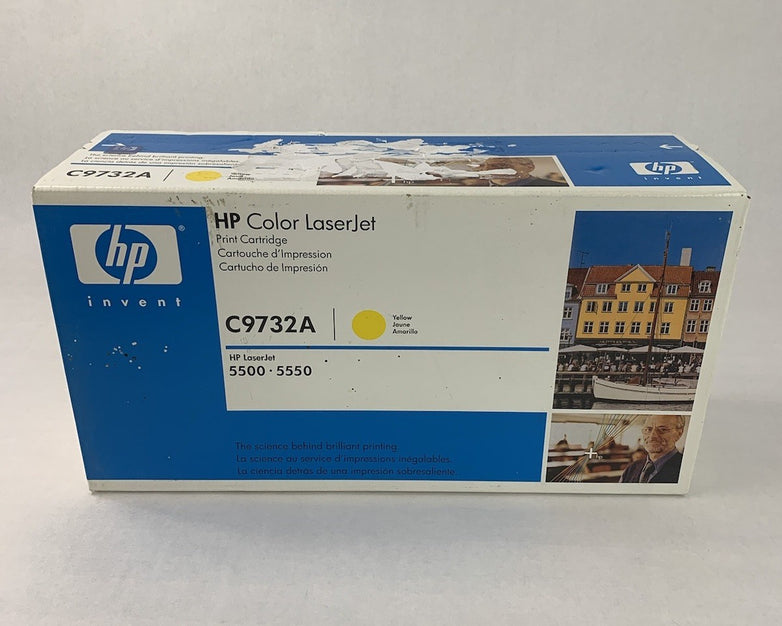 HP C9732A Yellow Toner Cartridge For HP LaserJet 5500 5550 Exp. 2009