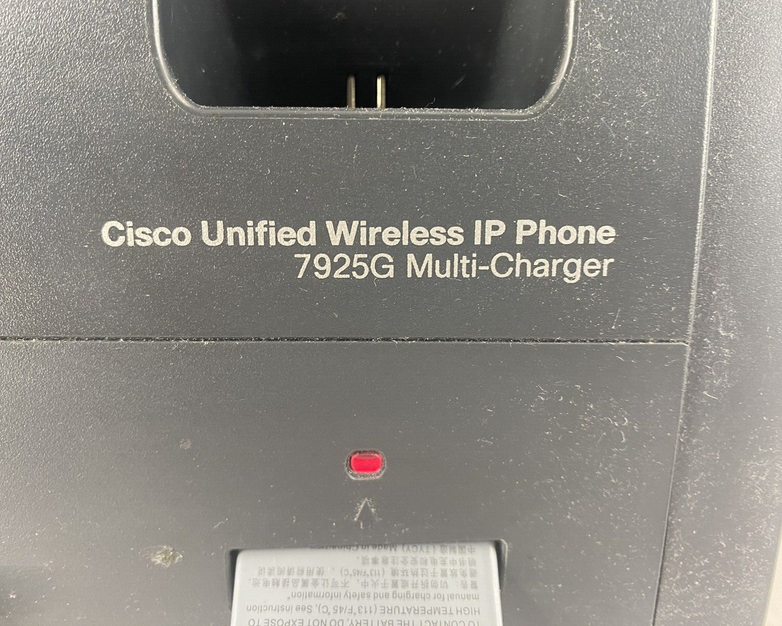 Cisco 7925G Wireless IP Phone 6-Gang Multi-Charger Cradle Tested