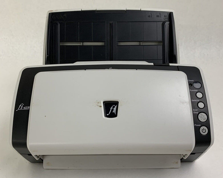 Fujitsu FI-6130 Sheetfed Scanner Bad Scanner For Parts and Repair No Power Cord