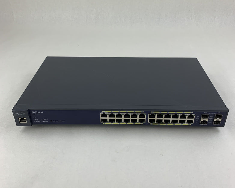 EnGenius EGS7228P 24 Port PoE Layer 2 Managed Switch Tested Reset