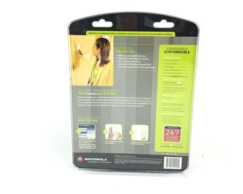 Motorola Homesight Wireless Keypad Kit HMSC7075