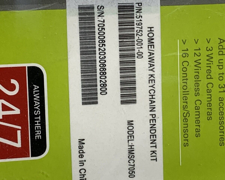 Motorola Homesight Wireless Keypad Keys HMSC7050