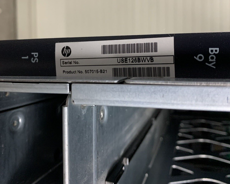 HP 507015-B21 BladeSystem C7000 Enclosure CTO Blade Server Chassis Only Tested