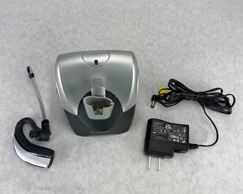 Plantronics CS70 NC Wireless Headset System Base, Earpiece, AC Power Adapter