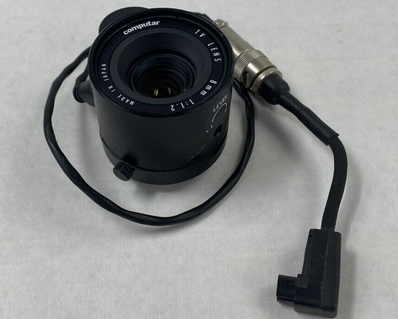 Computar 8mm 1:1.2 TV Lens Made in Japan