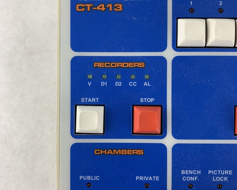 JAVS CT-413 Courtroom Control Audio Interface Untested