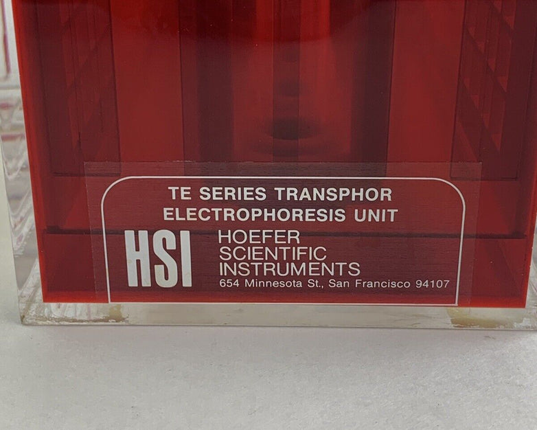 Hoefer Scientific TE42 Transphor Electrophoresis Unit