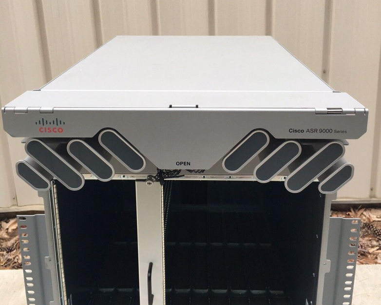 Cisco ASR-9010 Router Chassis W/ Fan Blades No Power Supply Hard Drives Removed