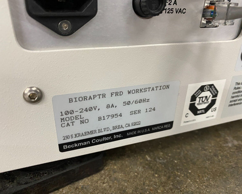 Beckman Coulter Bioraptr FRD Workstation B17954 w/ Calibration Station B19033
