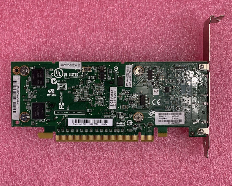 Nvidia Quadro NVS 295 256MB Video Graphics Card