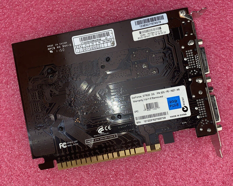 EVGA NVIDIA GeForce P1310 GT 610 01G-P3-2616-KR 1GB PCIe x16 GPU Lot of 4