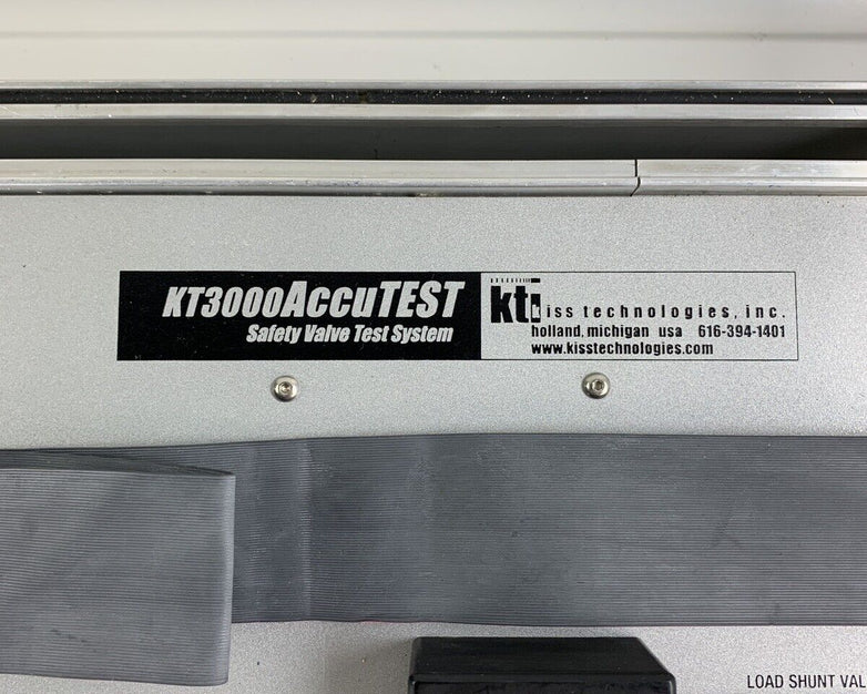 Kiss Technology KT3000AccuTEST Safety Valve Test System Powers On