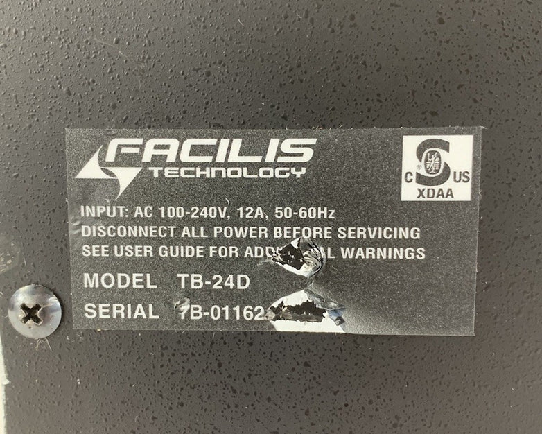 Facilis Terrablock TB-24D 24-Bay Server Chassis w/ Caddies No Boards, PSU or HDD