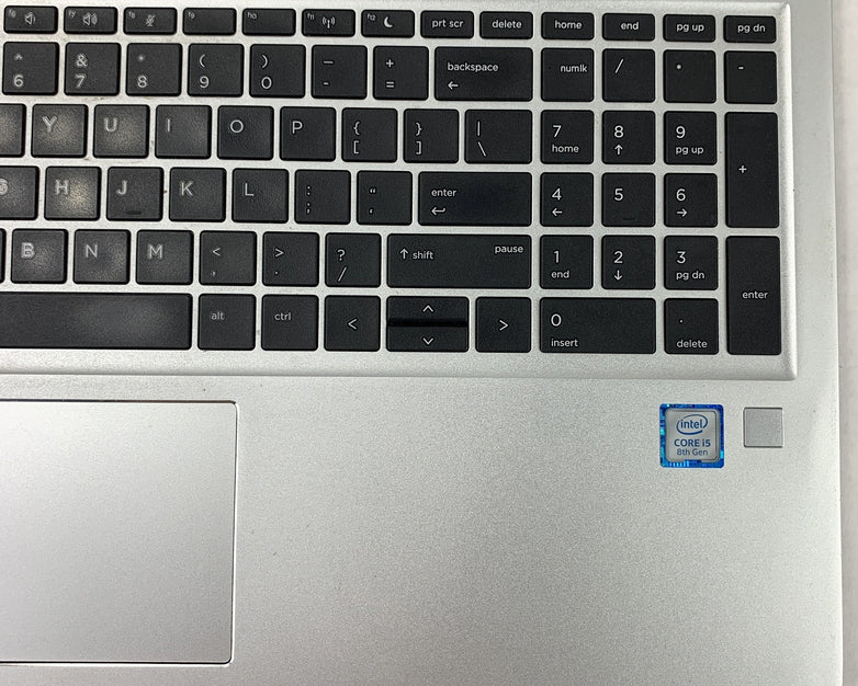 HP EliteBook 450 G6 15.6" Laptop i5-8265U 1.6 GHz 8 GB Ram No OS No HDD No AC