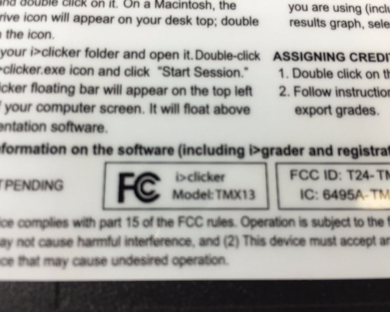 iClicker TMX13 900MHz Base Station No Software (Lot of 2)