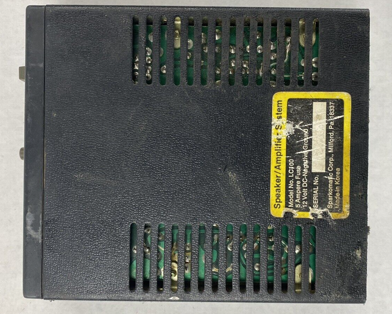 Parts and Repair Sparkomatic LC100 Speaker/Amplifier System