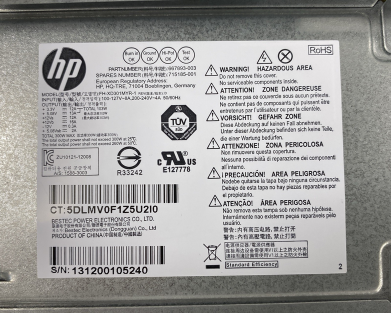 HP ProDesk 400 G1 MT Intel Core i5-4670 3.40GHz 8GB RAM No HDD No OS