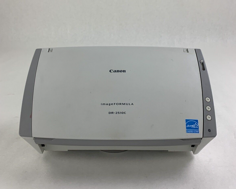 Canon DR-2510C M11064 Pass Through Document Scanner Tested No Power Supply