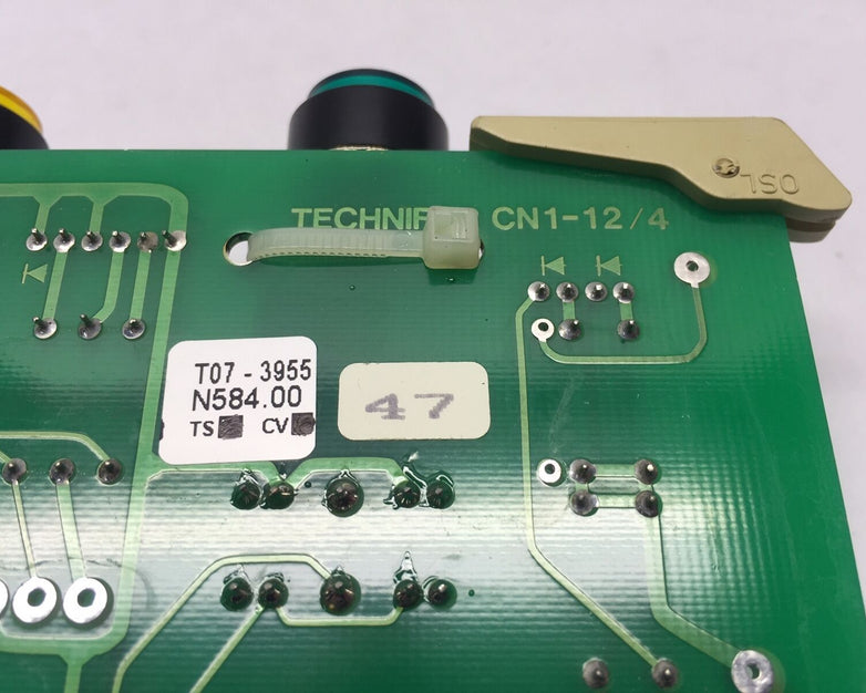 Technifor CN1-12/4 Control PCB Board T07-3955 N584.00 TS CV