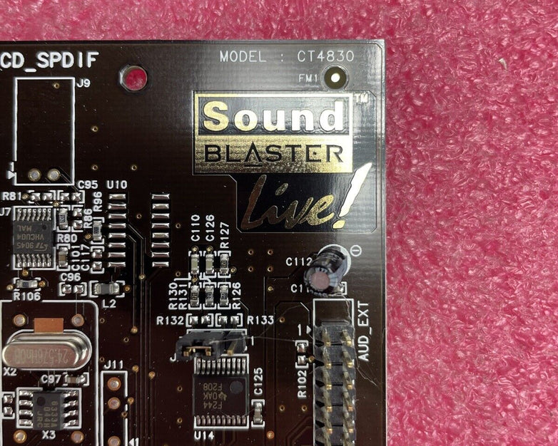 Creative Labs Sound Blaster Live! CT4830 PCI Audio Card