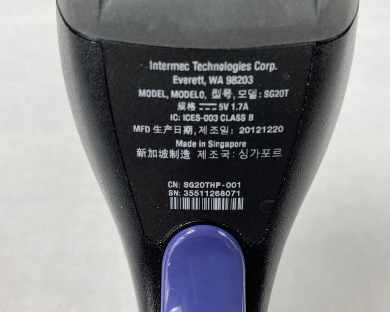Intermec SG20T Handheld USB Barcode Scanner (Lot of 2)